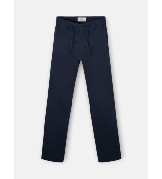 Silbon Sport casual jogger trousers navy