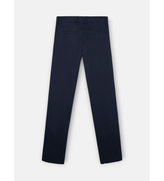 Silbon Sport casual jogger trousers navy