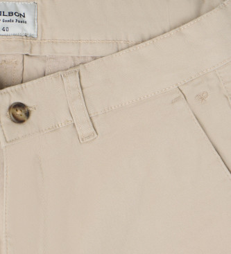 Silbon Casual casual chino trousers beige