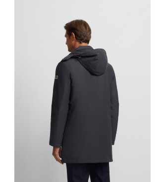 Silbon Tailoring technical parka light navy