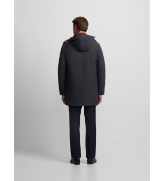 Silbon Tailoring technical parka light navy