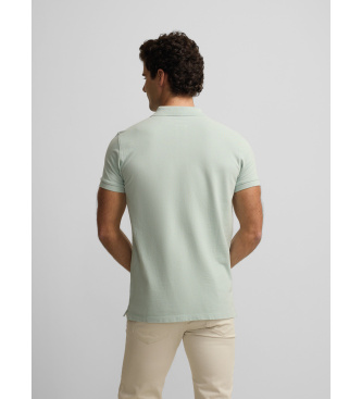 Silbon Classic plain light blue polo shirt