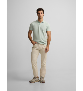 Silbon Classic plain light blue polo shirt
