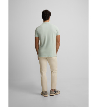 Silbon Classic plain light blue polo shirt