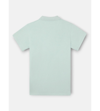 Silbon Classic plain light blue polo shirt