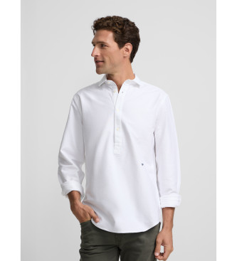 Silbon Polo sport oxford blanc