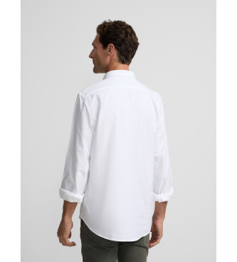 Silbon Polo sport oxford blanc