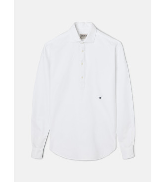 Silbon Polo sport oxford wit