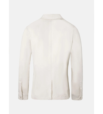 Silbon Beigefarbener lssiger Semi-Blazer