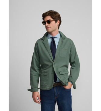 Silbon Grn casual halvblazer