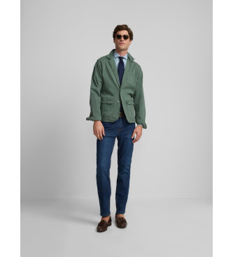 Silbon Grn casual halvblazer