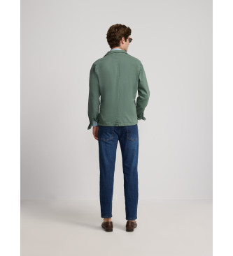 Silbon Grn casual halvblazer