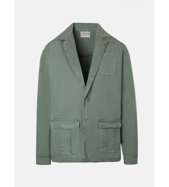 Silbon Grn casual halvblazer