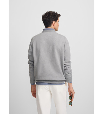 Silbon Klassisk gr neopren-sweatshirt