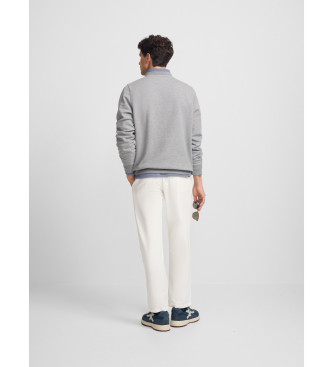 Silbon Klassisk gr neopren-sweatshirt