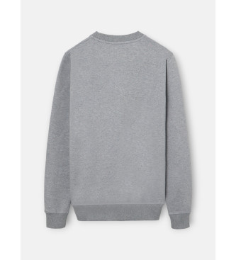 Silbon Klassisk gr neopren-sweatshirt
