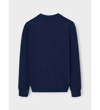 Silbon Klassisk navy neopren-sweatshirt