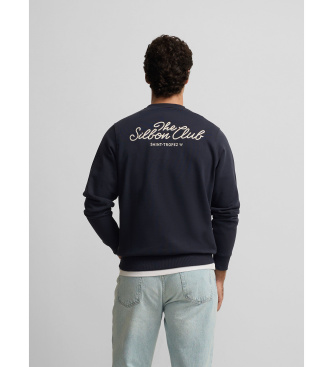 Silbon Saint Tropez club sweatshirt navy