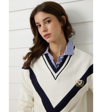 Silbon Izrazito bela majica s ščitom