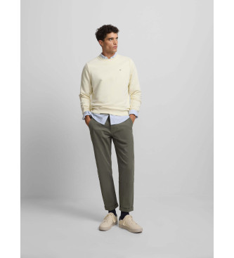 Silbon SB shield majica s kratkimi rokavi v bež barvi