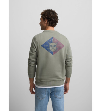 Silbon SB shield sweatshirt grn