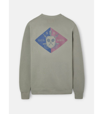 Silbon SB shield sweatshirt grn