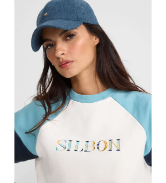 Silbon Sudadera letras colores blanco