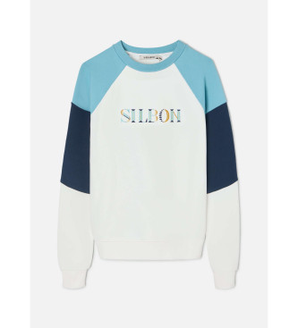 Silbon Sudadera letras colores blanco