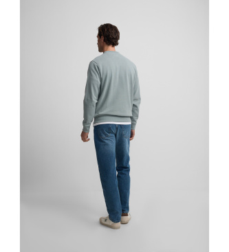 Silbon Sweatshirt minilogue grey-green