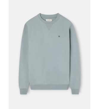 Silbon Sweatshirt minilogue grey-green