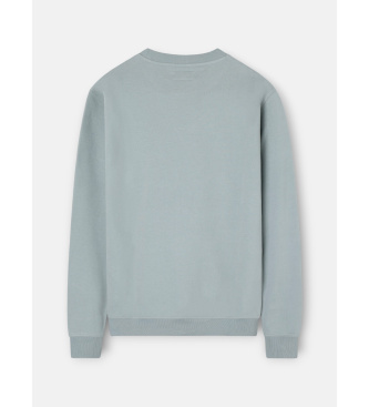 Silbon Sweatshirt minilogue grey-green