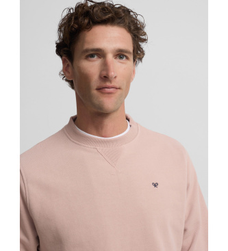 Silbon Pink minilogo sweatshirt