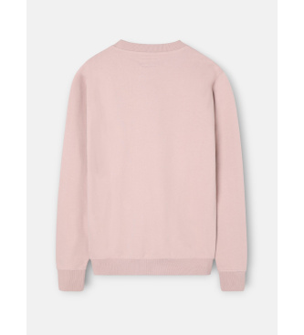 Silbon Pink minilogo sweatshirt