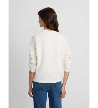 Silbon Sudadera raqueta corazn beige