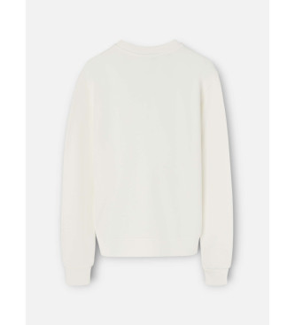 Silbon Sudadera raqueta corazn beige