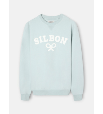 Silbon Sweatshirt racket medium blue