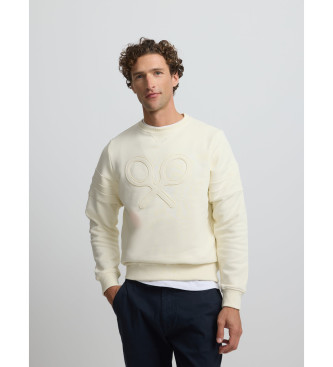 Silbon Raqueta Relieve beige sweatshirt