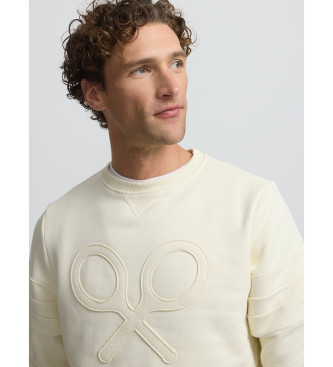 Silbon Raqueta Relieve beige sweatshirt