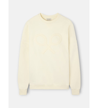 Silbon Raqueta Relieve beige sweatshirt