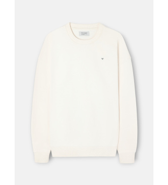 Silbon Sweatshirt relaxed fit plans beige