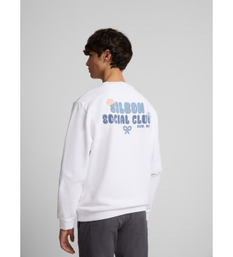 Silbon Sweatshirt social club vit