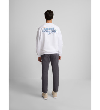 Silbon Sweatshirt social club vit