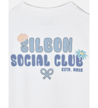 Silbon Sweatshirt social club vit