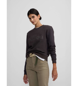 Silbon Sudadera tachas negro