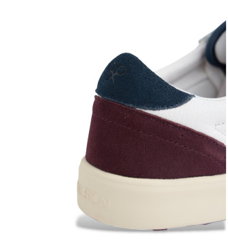 Silbon Classy09 Tnis de couro branco