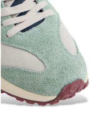 Silbon Sneakers i lder Rackets09 turkis