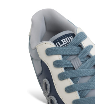 Silbon Chaussures de sport en cuir bleu