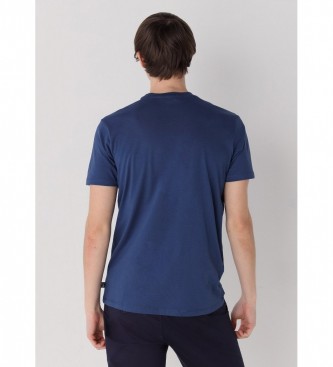 Six Valves T-shirt basica a maniche corte blu scuro