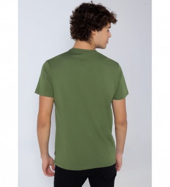 Six Valves Graficzna koszulka z krótkim rękawem zielona