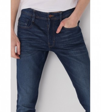 Six Valves Jeans Caja Media - Slim marino oscuro